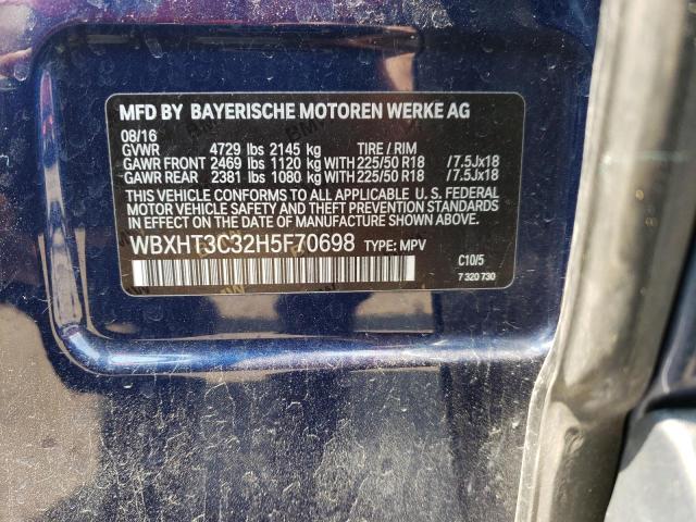 WBXHT3C32H5F70698 BMW X1 Xdrive28i