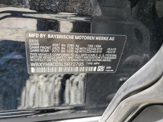 WBXYH9C05L5R72795 BMW X2 Sdrive28i