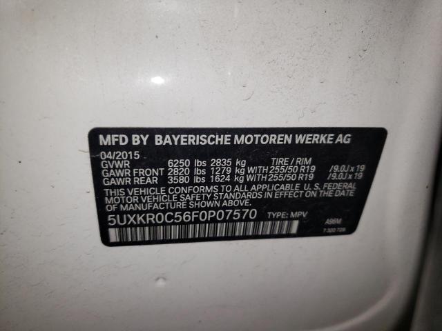 5UXKR0C56F0P07570 BMW X5 Xdrive35i