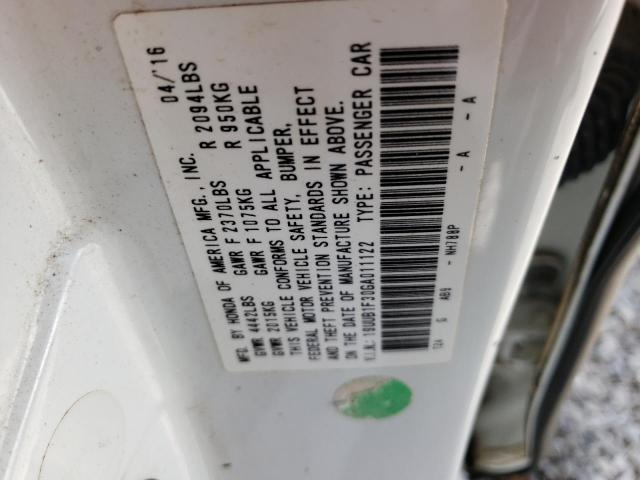 19UUB1F30GA011122 Acura TLX