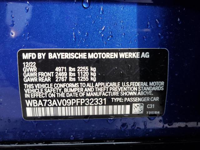 WBA73AV09PFP32331 BMW 430xi Gran Coupe