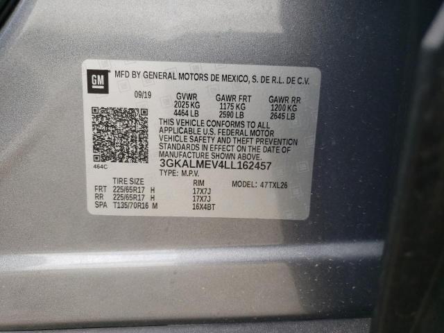 3GKALMEV4LL162457 GMC Terrain Sle