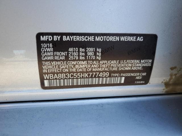WBA8B3C55HK777499 BMW 340 I