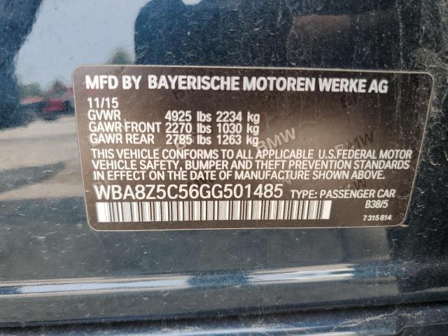 WBA8Z5C56GG501485 BMW 328 Xigt Sulev