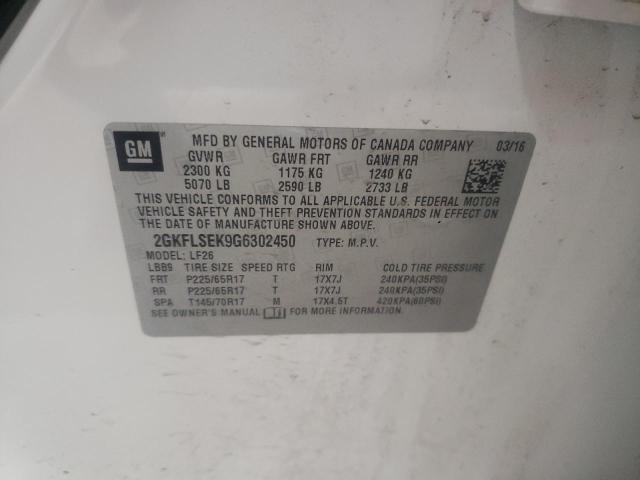 2GKFLSEK9G6302450 GMC Terrain Sle