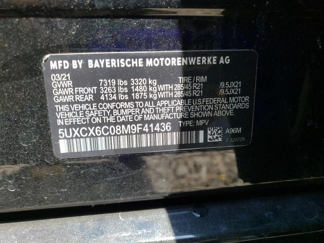 5UXCX6C08M9F41436 BMW X7 M50i