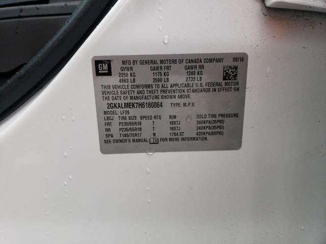 2GKALMEK7H6180064 GMC Terrain Sle