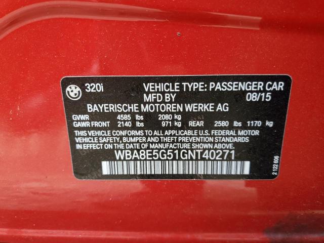 WBA8E5G51GNT40271 BMW 320 XI