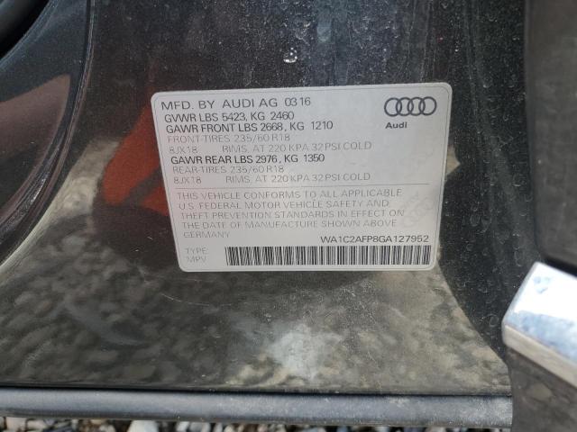 WA1C2AFP8GA127952 Audi Q5 PREMIUM