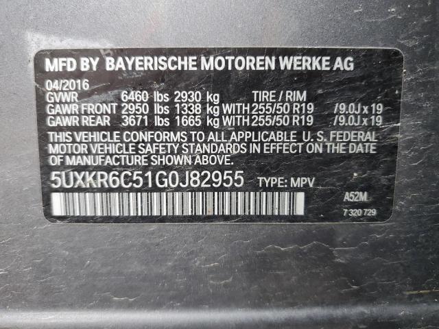 5UXKR6C51G0J82955 BMW X5 Xdrive50i