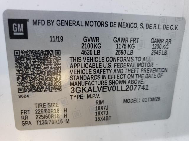 3GKALVEV0LL207741 GMC Terrain Slt