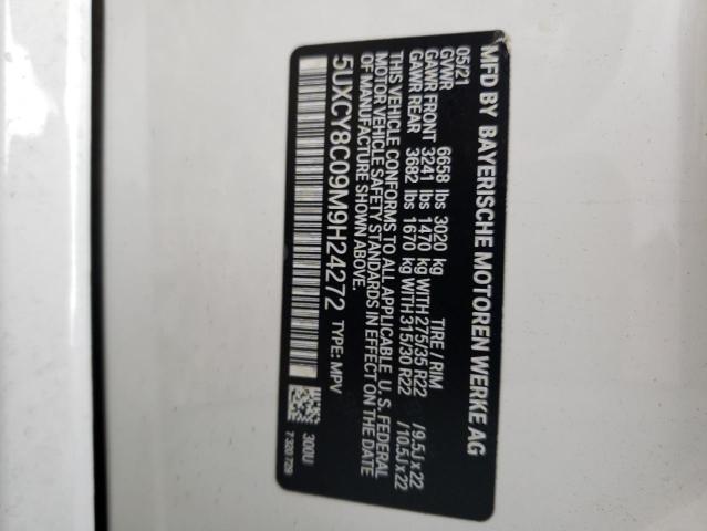 5UXCY8C09M9H24272 BMW X6 M50i