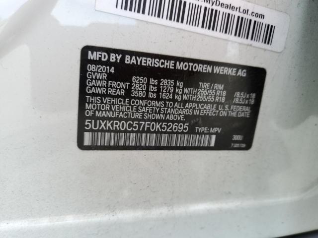 5UXKR0C57F0K52695 BMW X5 Xdrive35i