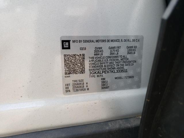3GKALPEV7KL333511 GMC Terrain Slt
