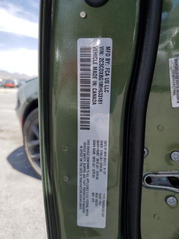 2C3CDXBG1MH633181 Dodge Charger Sxt