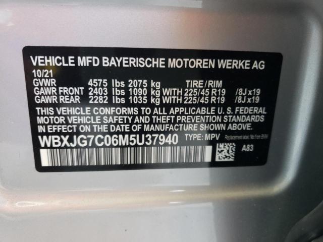 WBXJG7C06M5U37940 BMW X1 Sdrive28i