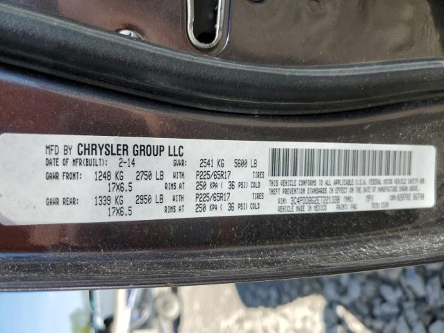 3C4PDDBG2ET221338 Dodge Journey Sxt