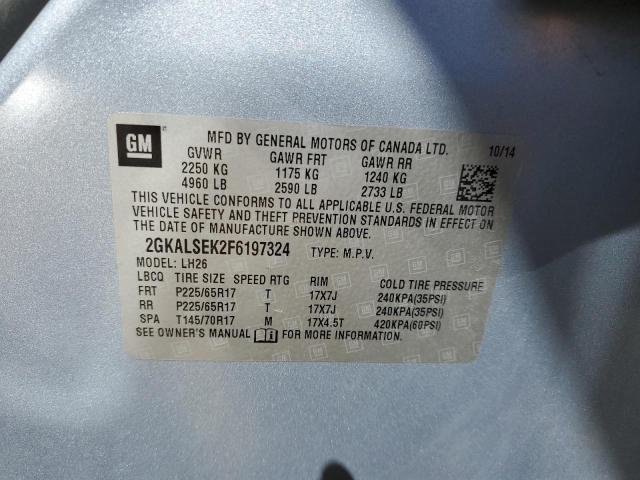 2GKALSEK2F6197324 GMC Terrain Slt