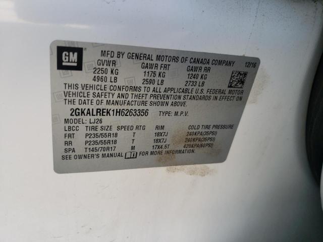 2GKALREK1H6263356 GMC Terrain Denali