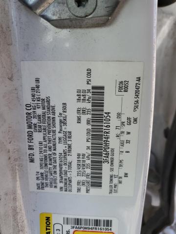 3FA6P0H94FR161054 Ford FUSION SE
