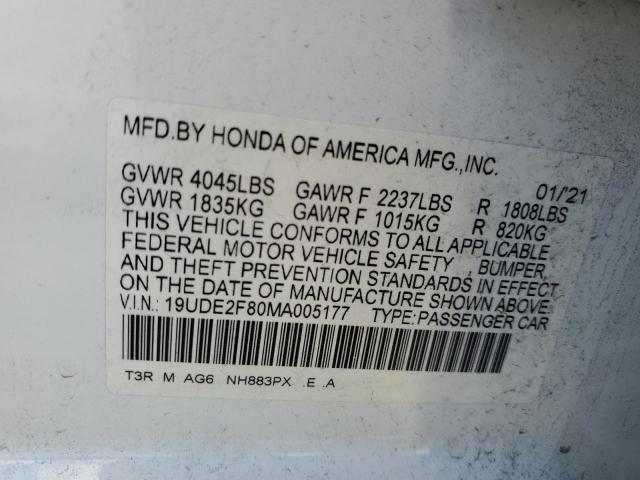 19UDE2F80MA005177 Acura Ilx Premium A-spec