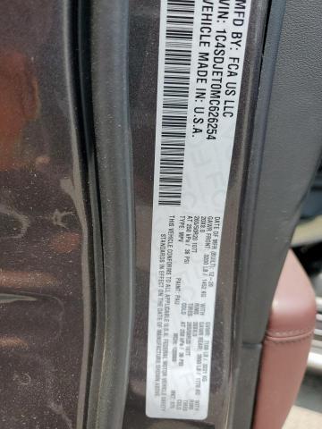 1C4SDJET0MC626254 Dodge Durango Citadel