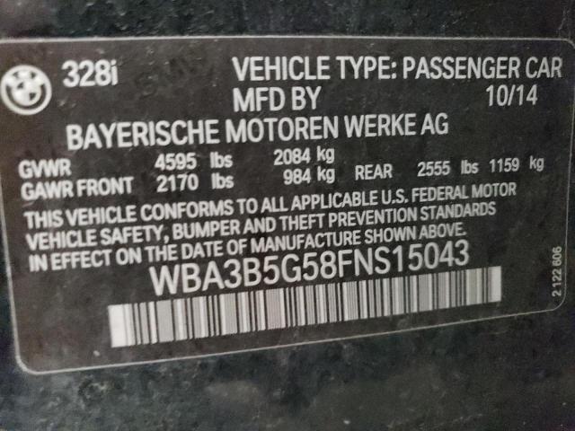 WBA3B5G58FNS15043 BMW 328 Xi Sulev