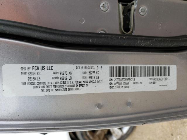 2C3CDXBG2FH784713 Dodge Charger Se