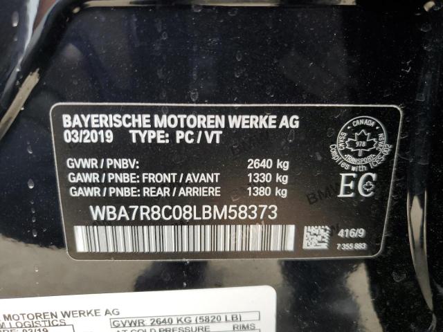 WBA7R8C08LBM58373 BMW 750 Xi