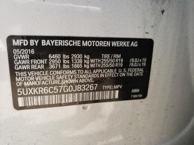5UXKR6C57G0J83267 BMW X5 Xdrive50i