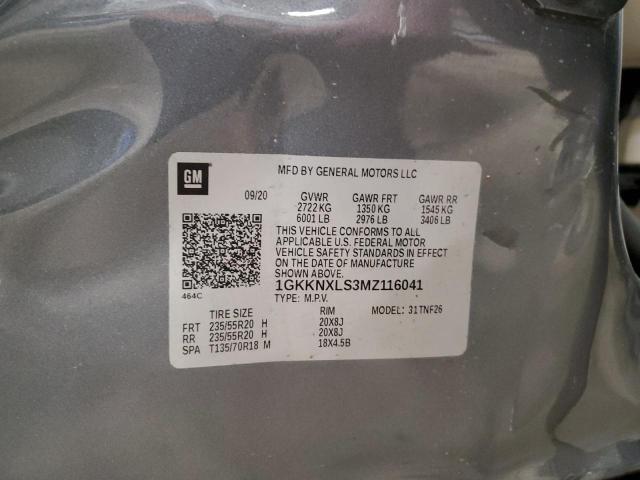 1GKKNXLS3MZ116041 GMC Acadia Denali