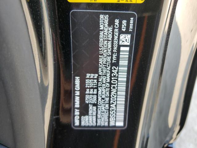 WBS53AZ02NCL01342 BMW M4