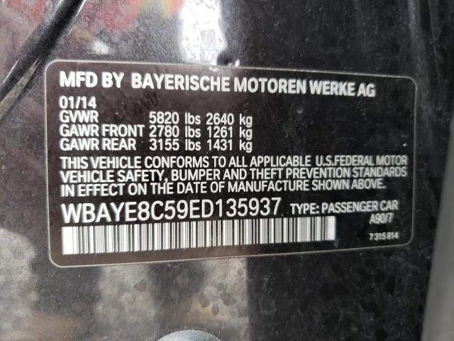 WBAYE8C59ED135937 BMW 750 LI
