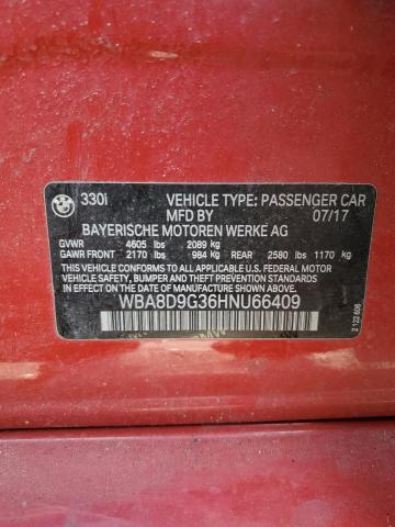 WBA8D9G36HNU66409 BMW 330 XI