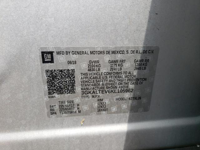 3GKALTEV6KL105962 GMC Terrain Sle