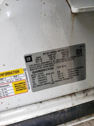 5GAKRBKD9FJ167066 Buick Enclave