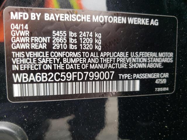 WBA6B2C59FD799007 BMW 650 I Gran Coupe