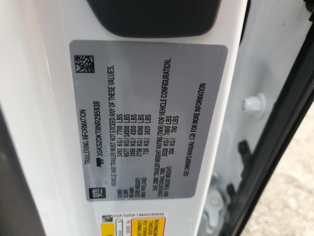 1GKS2DKT8NR295938 GMC YUKON DENALI
