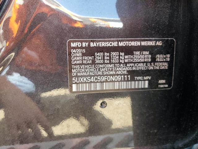 5UXKS4C59F0N09111 BMW X5 Xdrive35d