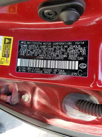 JTHBK1GG3F2165970 Lexus ES 350