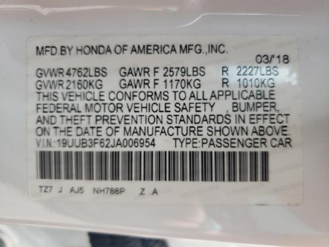 19UUB3F62JA006954 Acura Tlx Tech+a