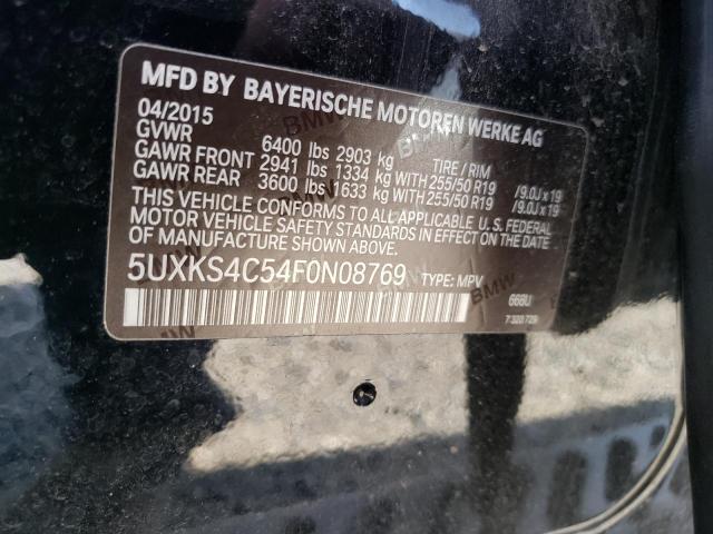 5UXKS4C54F0N08769 BMW X5 Xdrive35d