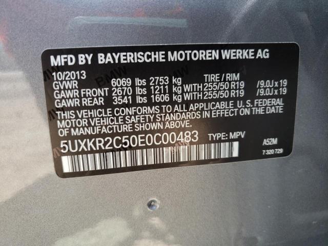 5UXKR2C50E0C00483 BMW X5 Sdrive35i