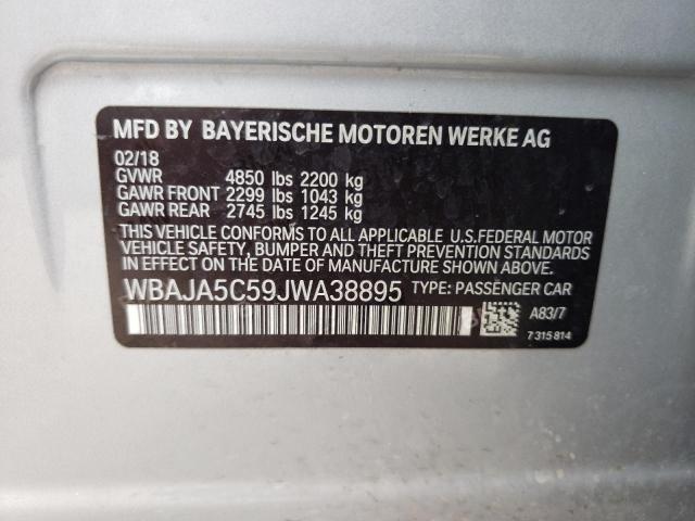 WBAJA5C59JWA38895 BMW 530 I