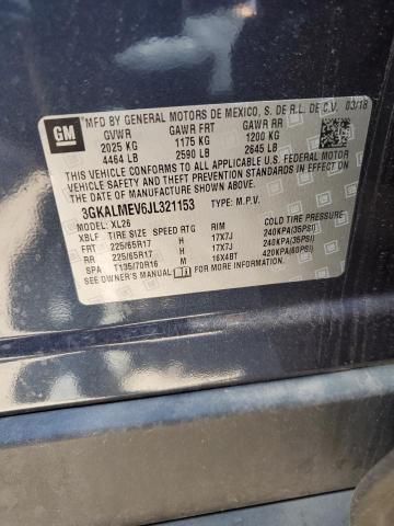 3GKALMEV6JL321153 GMC Terrain Sle