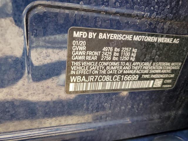 WBAJR7C08LCE16699 BMW 530 XI