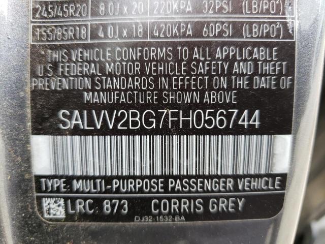 SALVV2BG7FH056744 Land Rover Range Rover Evoque Prestige Premium