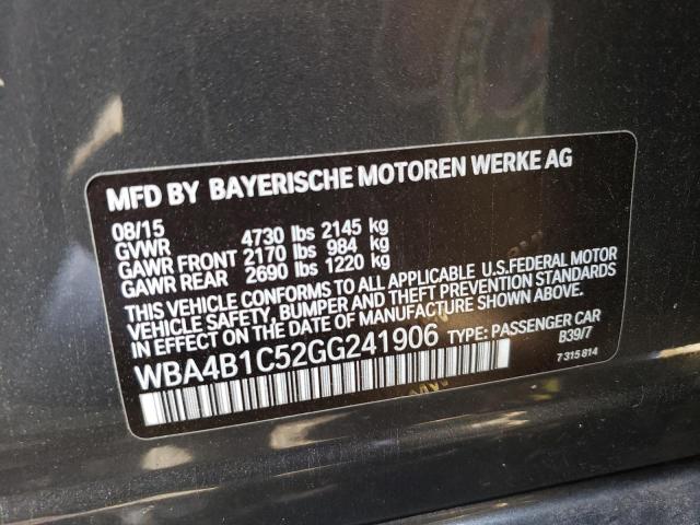 WBA4B1C52GG241906 BMW 435 I Gran Coupe