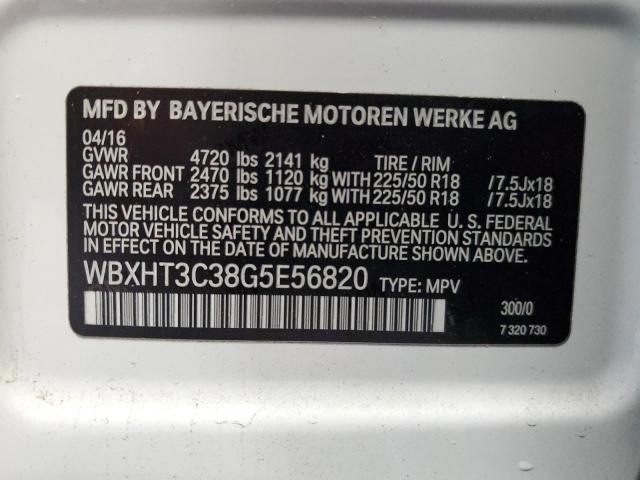 WBXHT3C38G5E56820 BMW X1 Xdrive28i