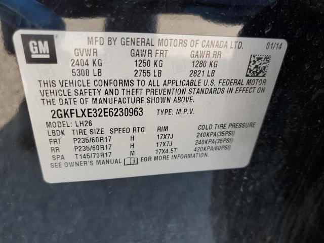 2GKFLXE32E6230963 GMC Terrain Slt
